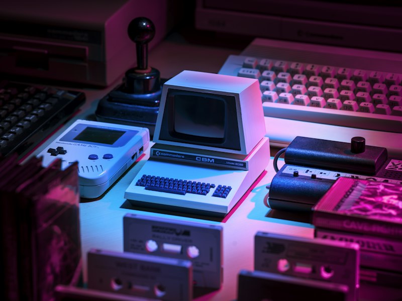 RPG dungeon on a CRT screen